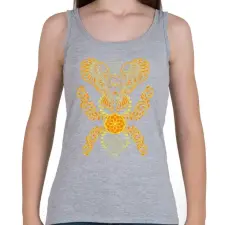 PRINTFASHION owl joga2 - Női atléta - Sport szürke női trikó