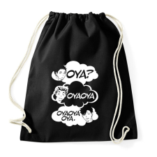 PRINTFASHION Oya? Oya Oya! - Sportzsák, Tornazsák - Fekete tornazsák