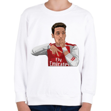 PRINTFASHION Özil - Gyerek pulóver - Fehér gyerek pulóver, kardigán