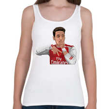 PRINTFASHION Özil - Női atléta - Fehér női trikó