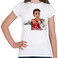 PRINTFASHION Özil - Női póló - Fehér
