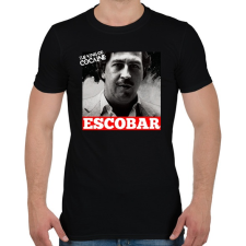 PRINTFASHION Pablo Escobar - Férfi póló - Fekete férfi póló