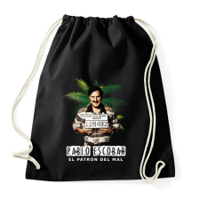 PRINTFASHION pablo escobar - Sportzsák, Tornazsák - Fekete tornazsák
