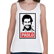 PRINTFASHION pablo - Női atléta - Fehér női trikó