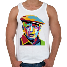 PRINTFASHION Pablo Picasso - Önarckép - Férfi atléta - Fehér