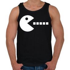 PRINTFASHION Pac-man - páros - Férfi atléta - Fekete