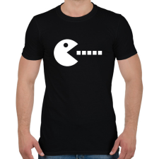 PRINTFASHION Pac-man - páros - Férfi póló - Fekete férfi póló