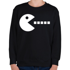 PRINTFASHION Pac-man - páros - Gyerek pulóver - Fekete gyerek pulóver, kardigán