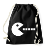 PRINTFASHION Pac-man - páros - Sportzsák, Tornazsák - Fekete