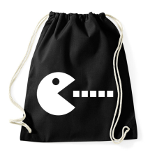 PRINTFASHION Pac-man - páros - Sportzsák, Tornazsák - Fekete tornazsák
