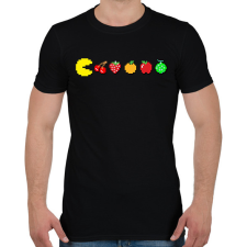 PRINTFASHION PacMan - Férfi póló - Fekete férfi póló