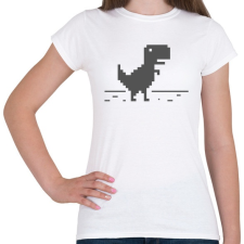 PRINTFASHION page not found dino - Női póló - Fehér női póló