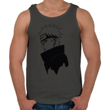 PRINTFASHION Pain fekete - Férfi atléta - Sötétszürke atléta, trikó