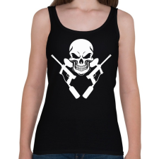 PRINTFASHION PaintBall - Női atléta - Fekete női trikó