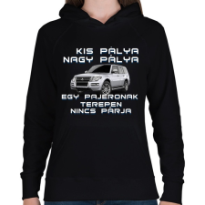 PRINTFASHION Pajero - Női kapucnis pulóver - Fekete női pulóver, kardigán