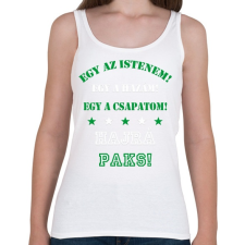 PRINTFASHION Paks - Női atléta - Fehér női trikó