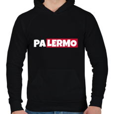 PRINTFASHION PALERMO - Férfi kapucnis pulóver - Fekete