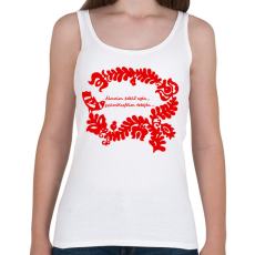 PRINTFASHION Pálinka dal páros minta #1 - Női atléta - Fehér