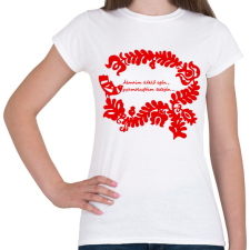 PRINTFASHION Pálinka dal páros minta #1 - Női póló - Fehér női póló