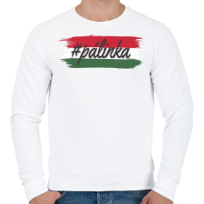 PRINTFASHION #pálinka - Férfi pulóver - Fehér férfi pulóver, kardigán