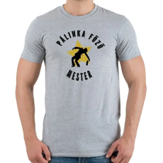 PRINTFASHION pálinka főző mester - Férfi póló - Sport szürke