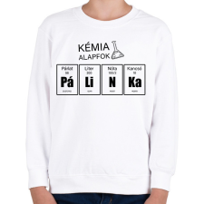 PRINTFASHION Pálinka kémia alapfok - Gyerek pulóver - Fehér gyerek pulóver, kardigán