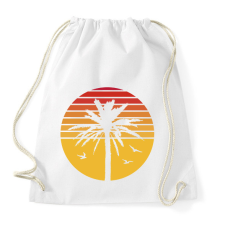 PRINTFASHION Pálmafa - Sportzsák, Tornazsák - Fehér tornazsák