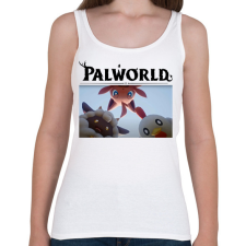 PRINTFASHION Palworld lények - Női atléta - Fehér női trikó