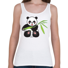 PRINTFASHION Panda - Női atléta - Fehér
