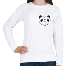 PRINTFASHION Panda páros 1 - Női pulóver - Fehér