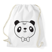 PRINTFASHION Panda páros 1 - Sportzsák, Tornazsák - Fehér tornazsák
