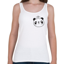 PRINTFASHION Panda páros 2 - Női atléta - Fehér női trikó