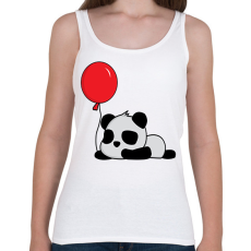PRINTFASHION Panda ünnepel - Női atléta - Fehér