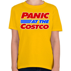 PRINTFASHION Panic - Gyerek póló - Sárga