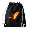 PRINTFASHION Papagáj - Sportzsák, Tornazsák - Fekete
