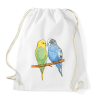 PRINTFASHION Papagájok - Sportzsák, Tornazsák - Fehér
