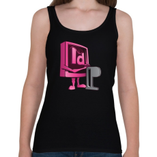 PRINTFASHION Paragraph - Női atléta - Fekete