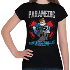 PRINTFASHION Paramedic - Női póló - Fekete női póló