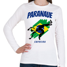PRINTFASHION PARANAUE - Női hosszú ujjú póló - Fehér női póló