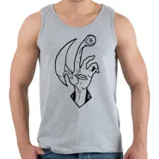 PRINTFASHION Parasyte The Maxim - Migi - Férfi atléta - Sport szürke atléta, trikó