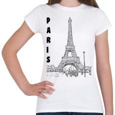 PRINTFASHION paris - Női póló - Fehér