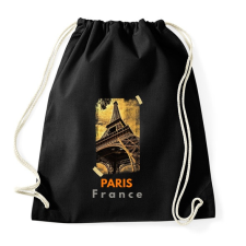 PRINTFASHION paris - Sportzsák, Tornazsák - Fekete tornazsák