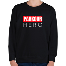 PRINTFASHION PARKOUR HERO - Gyerek pulóver - Fekete gyerek pulóver, kardigán