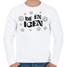 PRINTFASHION Páros póló - Én igen - Férfi pulóver - Fehér