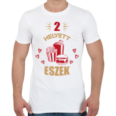 PRINTFASHION Páros terhesség - kismama - Férfi póló - Fehér