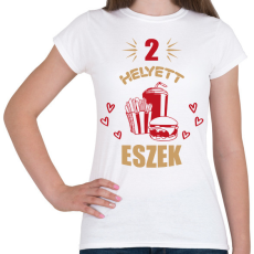 PRINTFASHION Páros terhesség - kismama - Női póló - Fehér