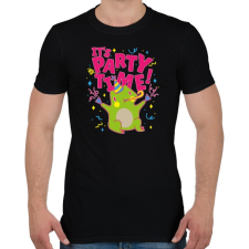 PRINTFASHION Party time - buli van ! - Férfi póló - Fekete férfi póló