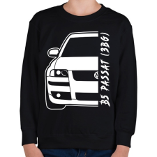 PRINTFASHION Passat B5 3BG - Gyerek pulóver - Fekete gyerek pulóver, kardigán