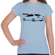 PRINTFASHION Passat b6 - Női póló - Világoskék