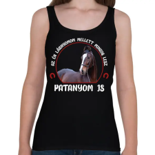 PRINTFASHION Patanyom - Női atléta - Fekete női trikó